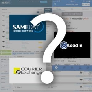 which courier work websites to choose from?