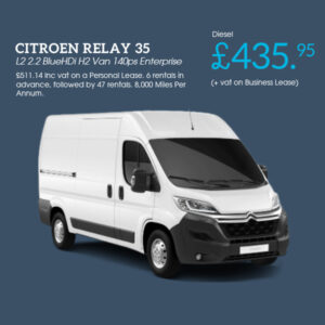 Concept Vehicle Leasing deal for Citroen Relay L2 H2 van