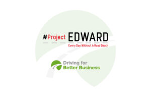 Project Edward Banner with Driving for Better Business Logo