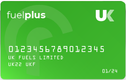 Example fuel card from UK Fuels