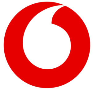 The official Vodafone Mobile Carrier Logo