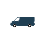 Couriers TV van icon for LWB vans
