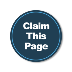 a circle containing the words 'Claim this page'